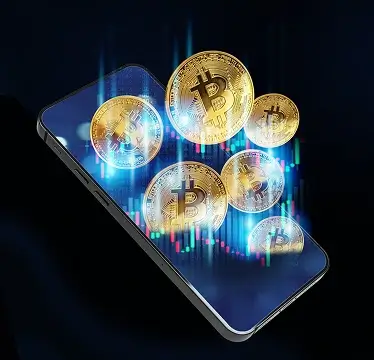 Trading-Dashboard der DragonWealth AI App auf Smartphone